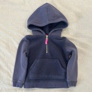 Girls Boden Blue Hoodie